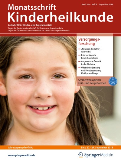 Monatsschrift Kinderheilkunde 9/2018