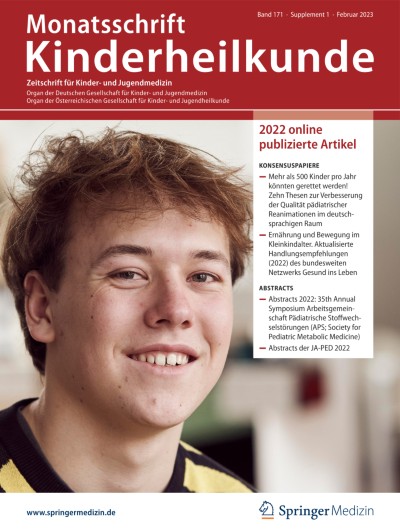 Monatsschrift Kinderheilkunde 1/2023