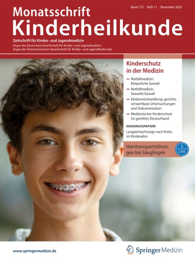 Link zu Zeitschrift Monatsschrift Kinderheilkunde