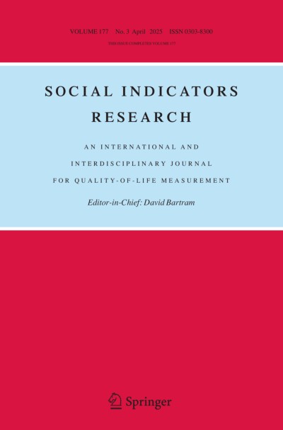 Social Indicators Research 3/2025