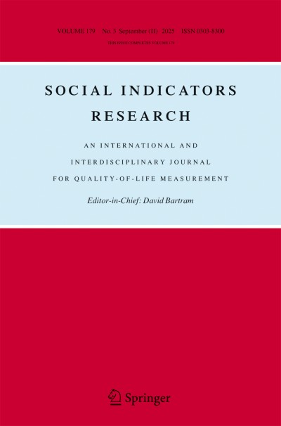 Social Indicators Research 3/2025