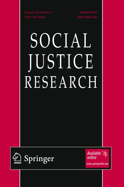 Social Justice Research 1/2010