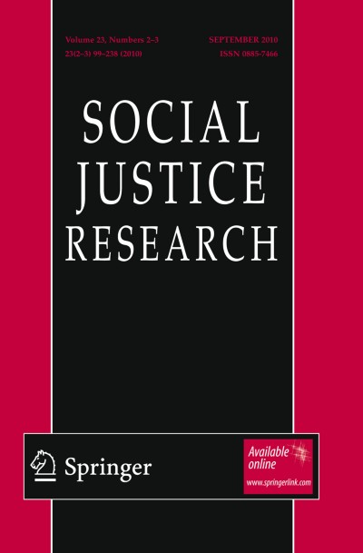 Social Justice Research 2-3/2010