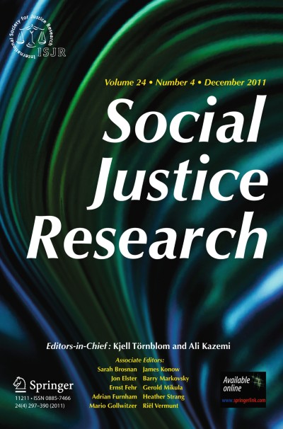 Social Justice Research 4/2011
