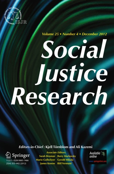 Social Justice Research 4/2012