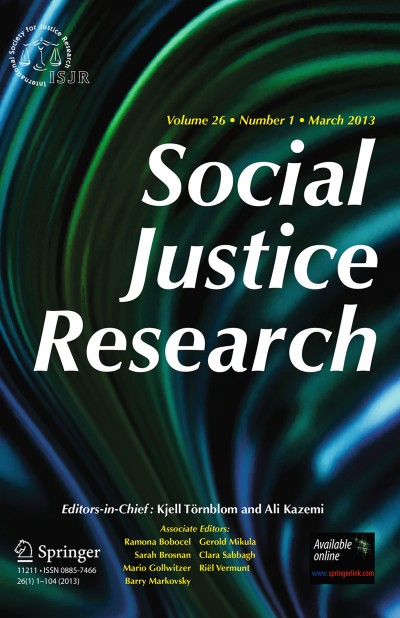 Social Justice Research 1/2013