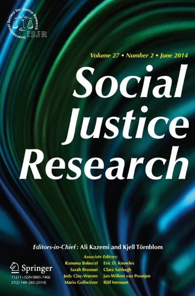 Social Justice Research 2/2014