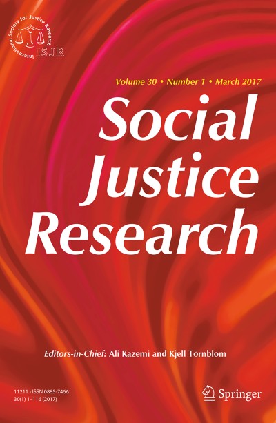 Social Justice Research 1/2017