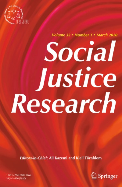 Social Justice Research 1/2020