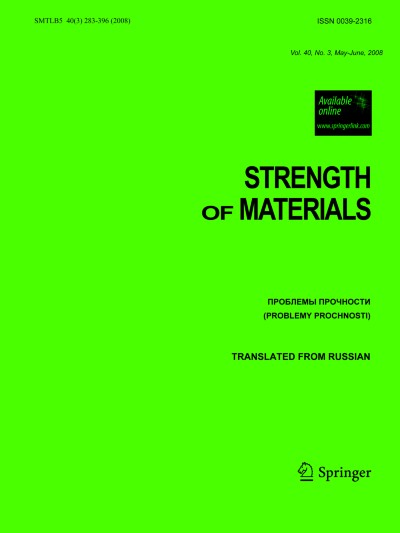 Strength of Materials 3/2008