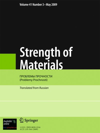 Strength of Materials 3/2009