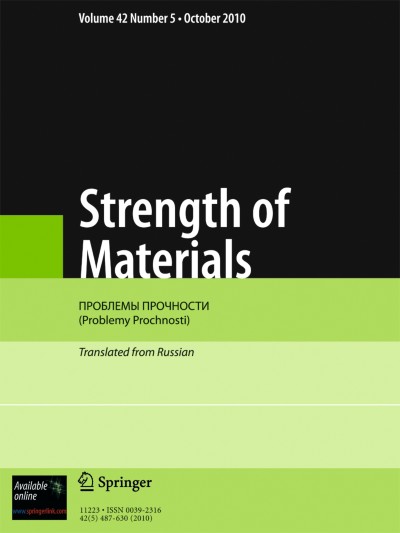 Strength of Materials 5/2010