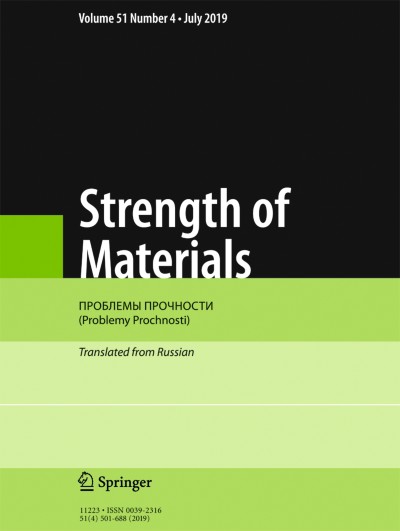 Strength of Materials 4/2019