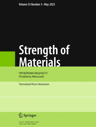 Strength of Materials 3/2023