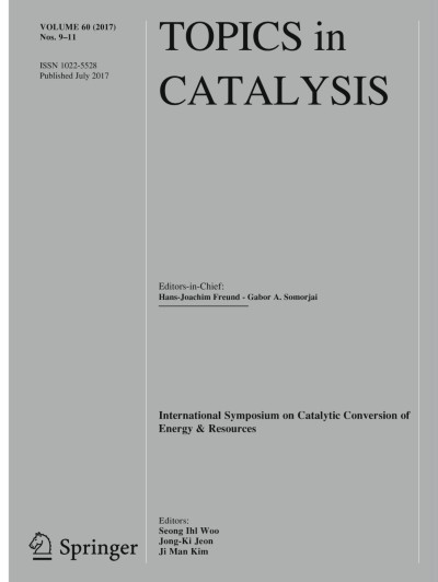 Topics in Catalysis 9-11/2017