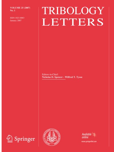 Tribology Letters 1/2007