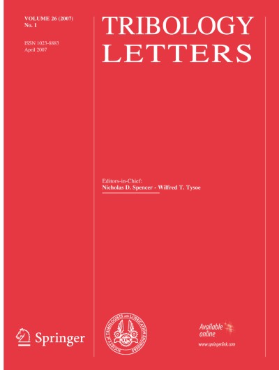 Tribology Letters 1/2007