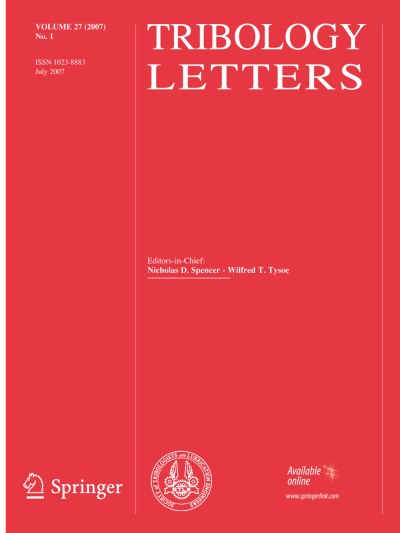 Tribology Letters 1/2007
