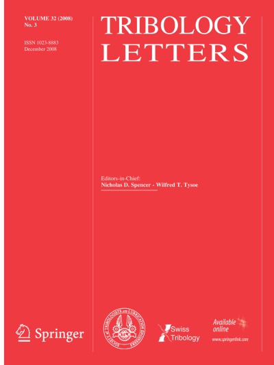 Tribology Letters 3/2008