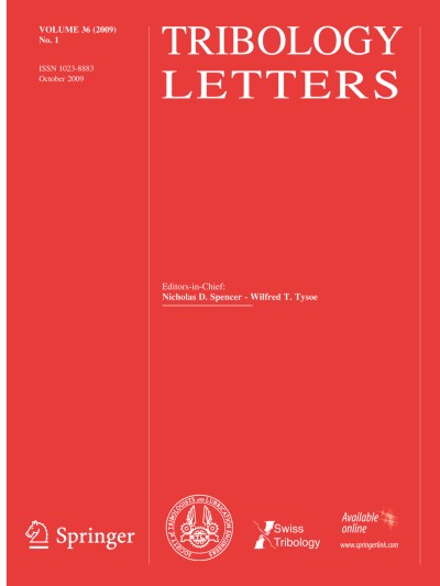 Tribology Letters 1/2009