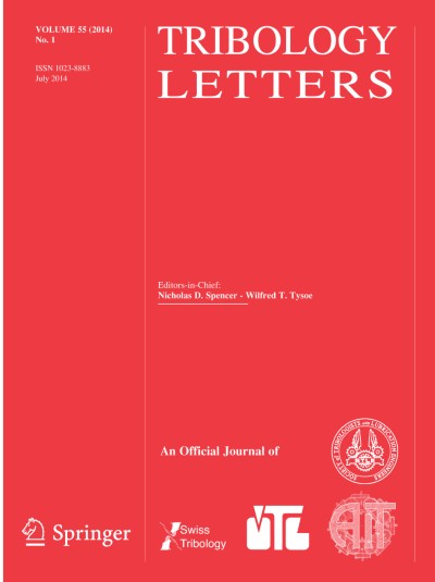Tribology Letters 1/2014