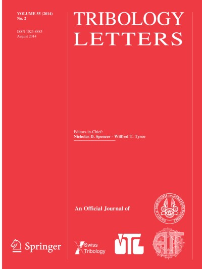 Tribology Letters 2/2014