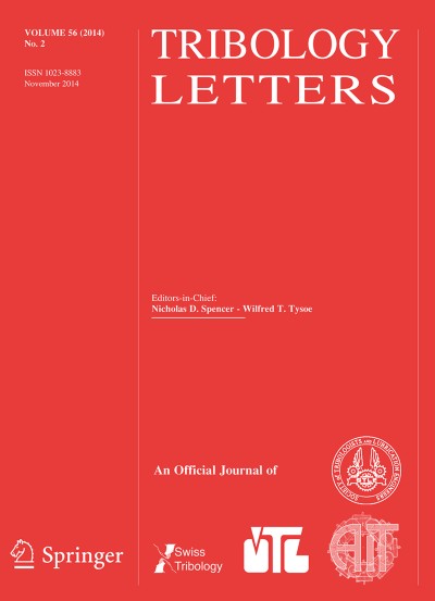 Tribology Letters 2/2014