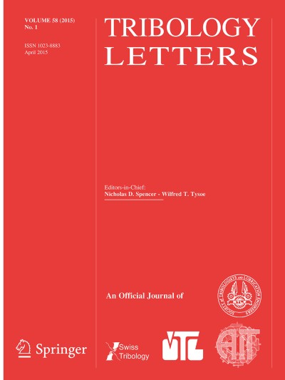 Tribology Letters 1/2015