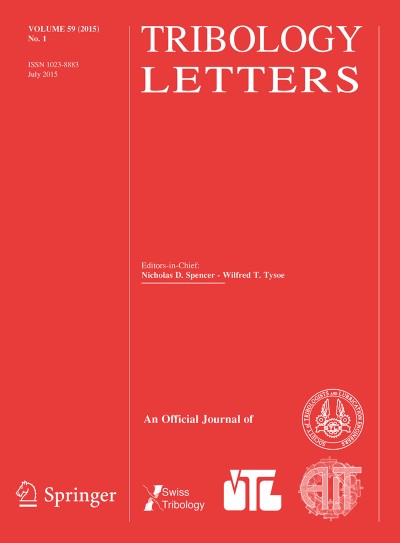 Tribology Letters 1/2015
