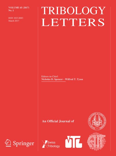 Tribology Letters 1/2017