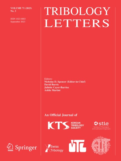 Tribology Letters 3/2023