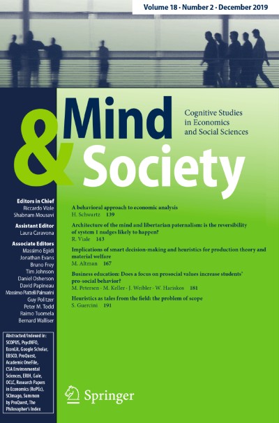 Mind & Society 2/2019