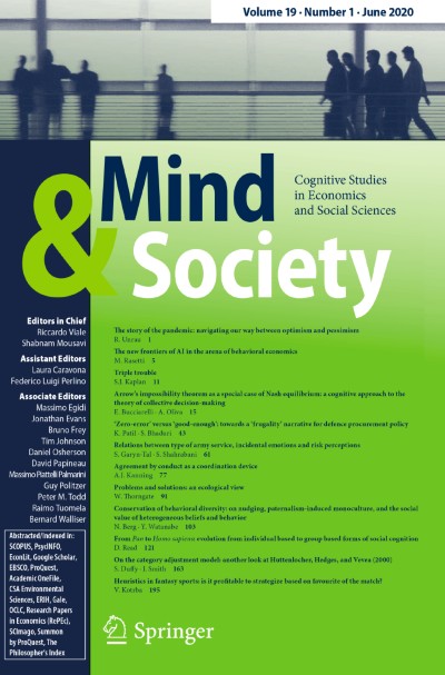 Mind & Society 1/2020
