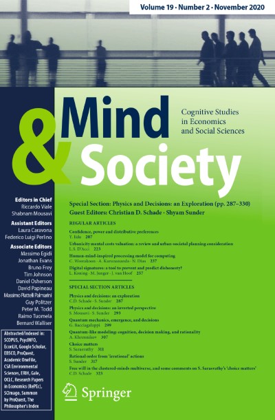 Mind & Society 2/2020