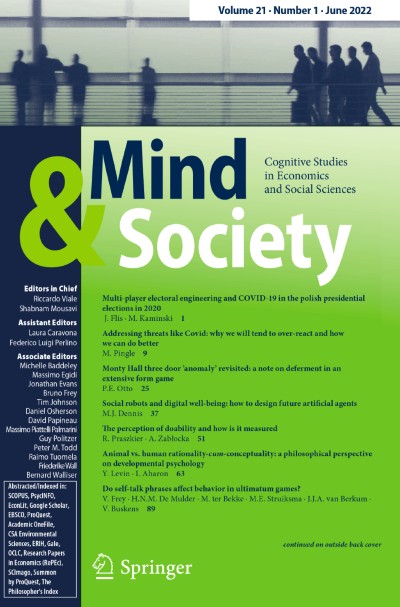 Mind & Society 1/2022