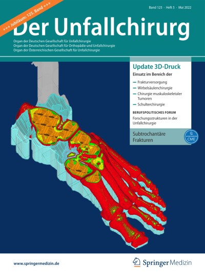 Link zu Zeitschrift Die Unfallchirurgie