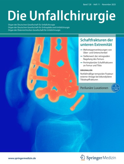 Die Unfallchirurgie 11/2025