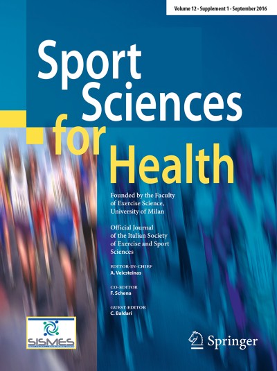 Sport Sciences for Health 1/2016