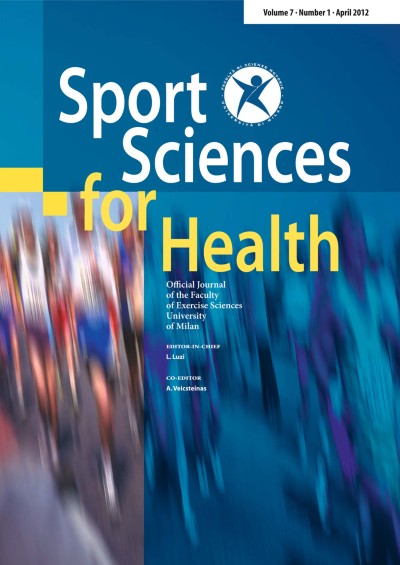 Sport Sciences for Health 1/2012