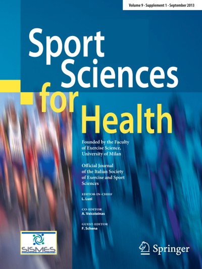 Sport Sciences for Health 1/2013