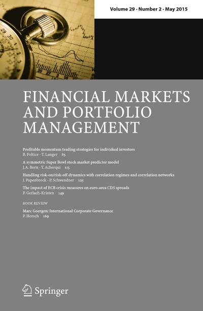Financial Markets and Portfolio Management 2/2015