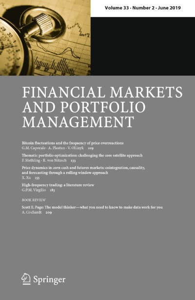 Financial Markets and Portfolio Management 2/2019