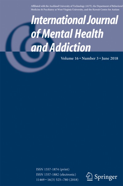 Link zu Zeitschrift International Journal of Mental Health and Addiction