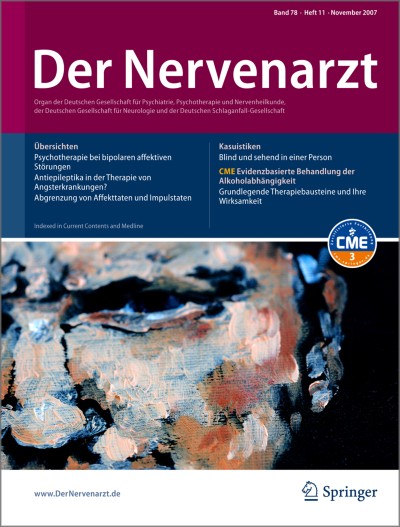 Link zu Zeitschrift Der Nervenarzt