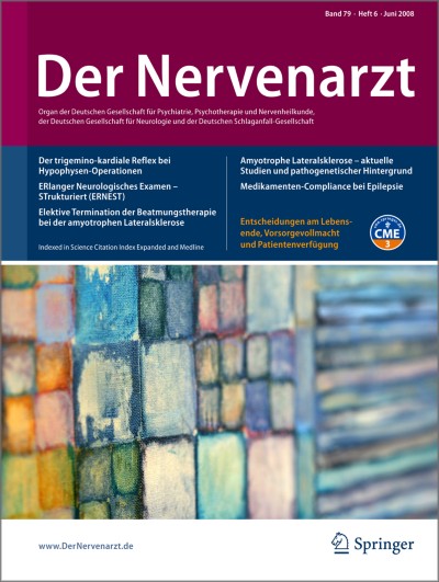 Link zu Zeitschrift Der Nervenarzt