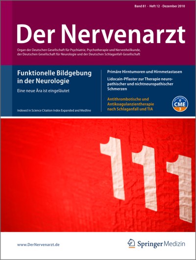 Link zu Zeitschrift Der Nervenarzt