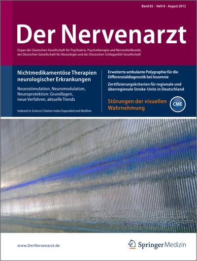 Der Nervenarzt 8/2012