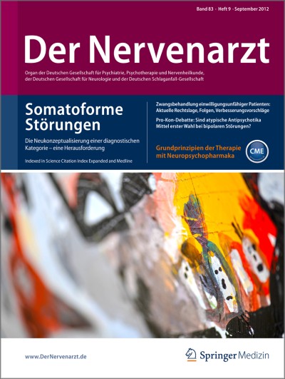 Der Nervenarzt 9/2012