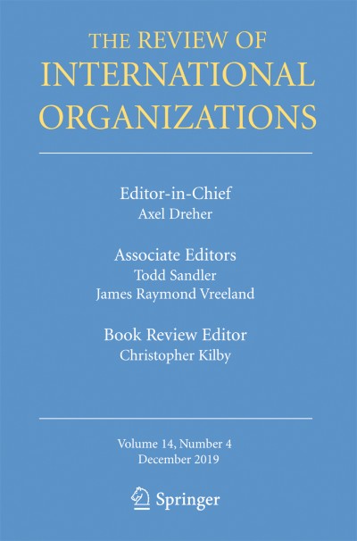 The Review of International Organizations 4/2019