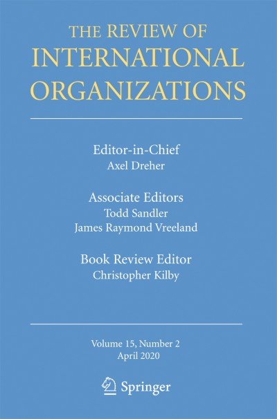 The Review of International Organizations 2/2020
